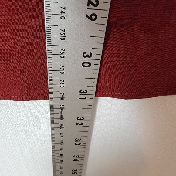 Concept Claiborne Mens Dress Shirt Button Down Long Sleeve Sz15.5 34/35 Burgundy - Picture 5 of 11